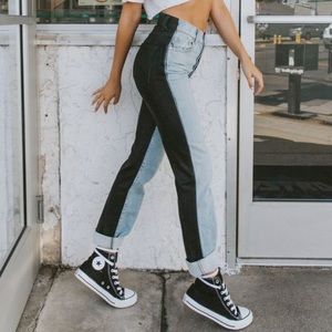 Revise Denim Two Tone Ex-Boyfriend Harlow Wash